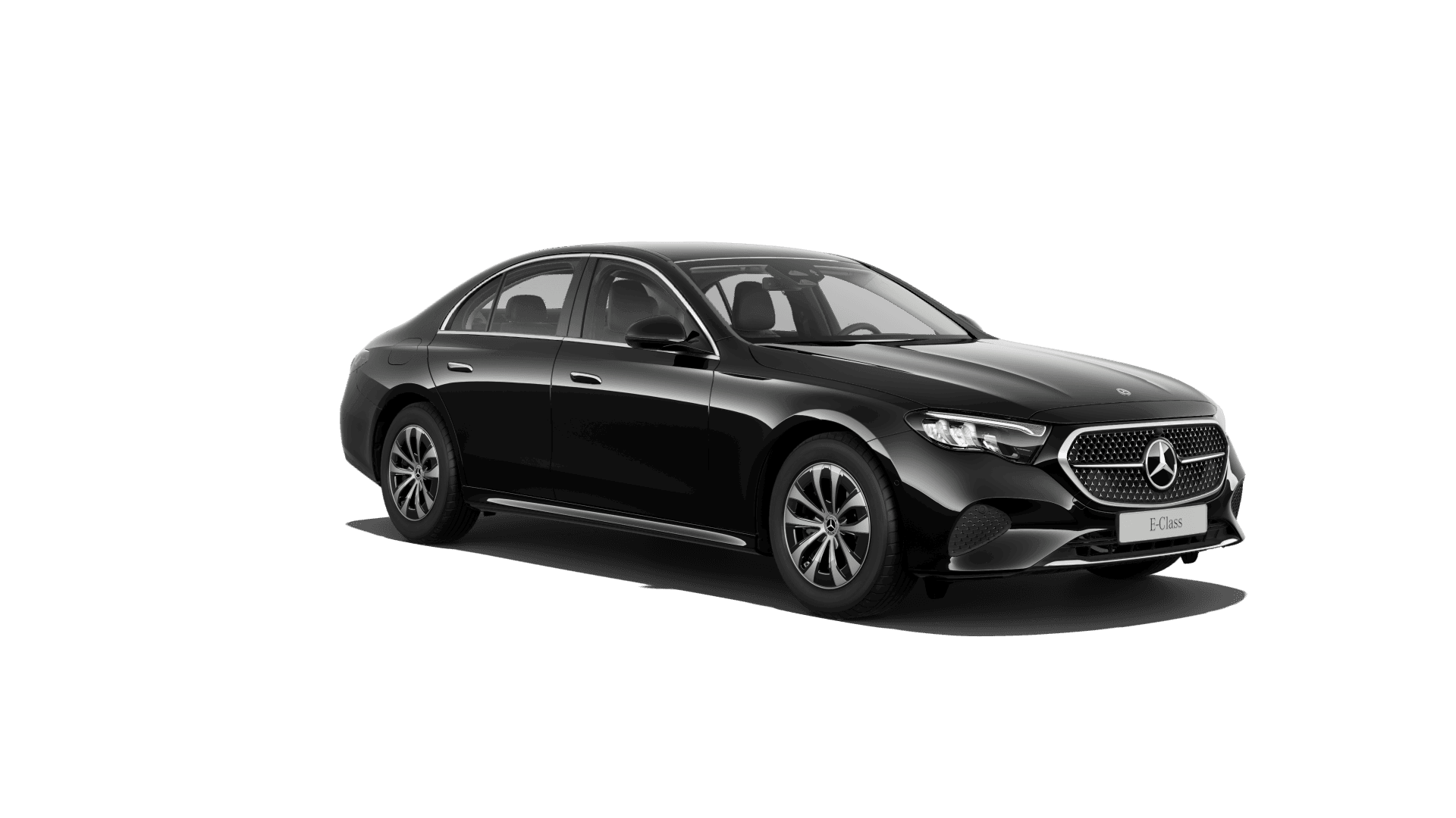 Berlina business di lusso nera — segmento Mercedes Classe E o equivalente — My Rome Driver